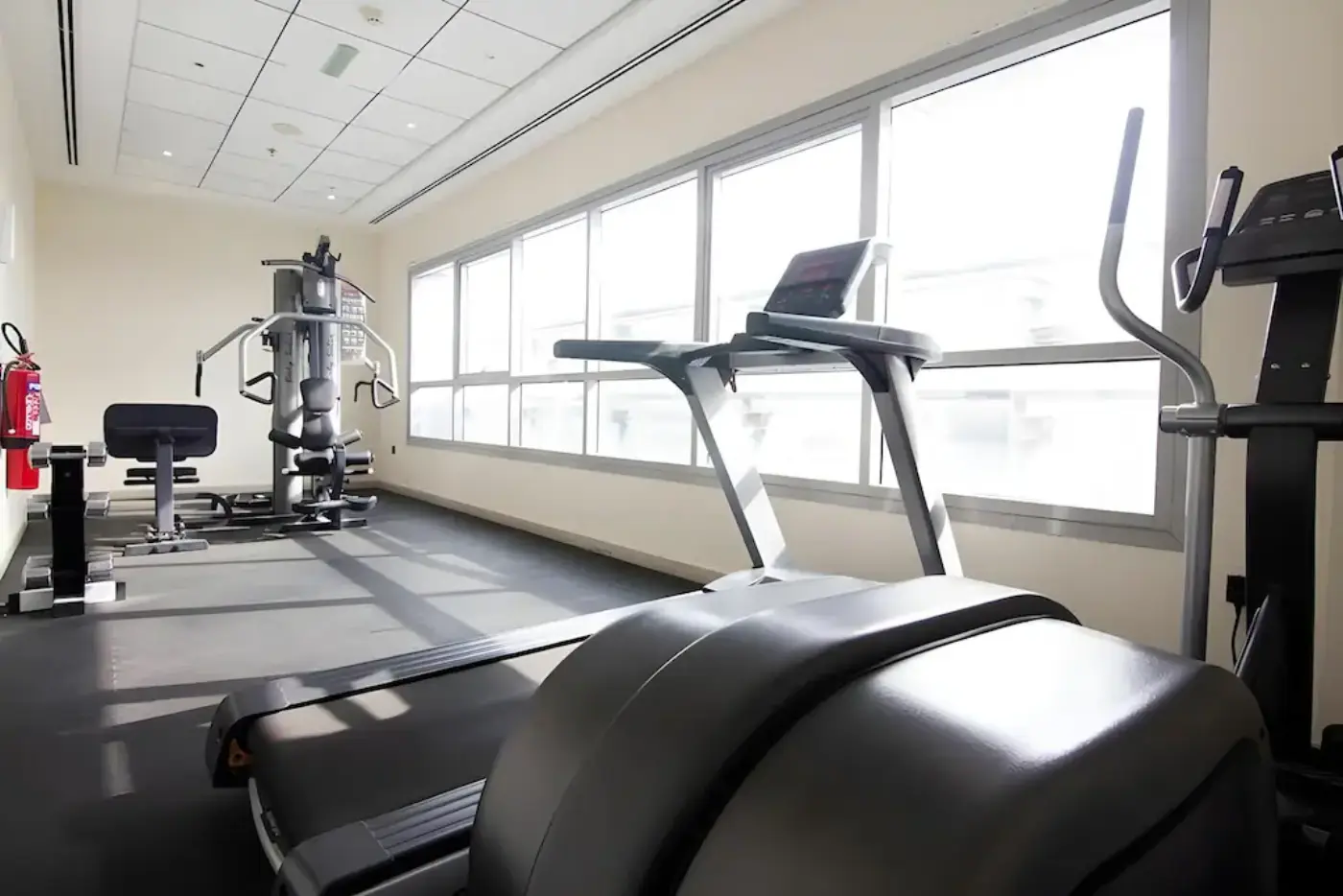 Fitness centre at Better Living Hotel Apartments